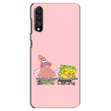 Чехол Губка Боб для Самсунг А30с – За партой