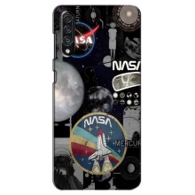 Силиконовый бампер с принтом "Наса" на Samsung Galaxy A30s (A307) – Art nasa