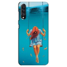 Чехол Стильные девушки на Samsung Galaxy A30s (A307) – Девушка на качели