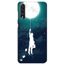 Чохол (ТПУ) з планетами на Samsung Galaxy A30s (A307) (To The moon)