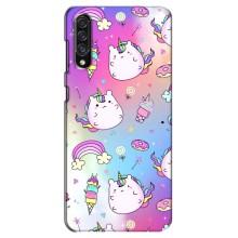 Чохол Unicorn на Samsung Galaxy A30s (A307) (Веселка і Єдинорог)