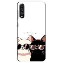 Чохол з малюнком кіт на Samsung Galaxy A30s (A307) – Коти в окулярах