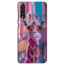 Чохол з принтом стильні тварини для Самсунг Галаксі А30с (А307) – Стильна жирафа