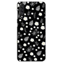 Чохли з тематикою "КВІТИ" на Samsung Galaxy A30s (A307) (цвітіння на чорному)