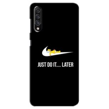 Силиконовый Чехол на Samsung Galaxy A30s (A307) с картинкой Nike – Later