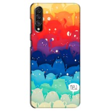 Силіконовий чохол з котиком для Samsung Galaxy A30s (A307) (Mew)