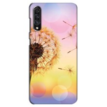 Силиконовый Чехол с одуванчиками на Samsung Galaxy A30s (A307) (Цветок-одуванчик)