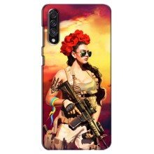 ЗСУ Чохли (TPU) для Samsung Galaxy A30s (A307) (Жінка солдат)