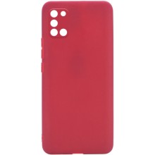 Силиконовый чехол Candy Full Camera для Samsung Galaxy A31 – Красный