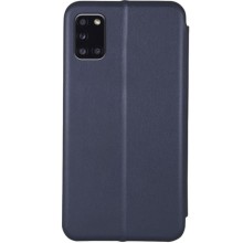 Кожаный чехол (книжка) Classy для Samsung Galaxy A31 – Темно-синий