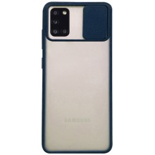 Чохол Camshield mate TPU зі шторкою для камери для Samsung Galaxy A31 – Синій