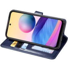 Кожаный чехол книжка GETMAN Gallant (PU) для Samsung Galaxy A31 – Синий