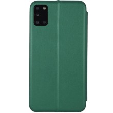 Кожаный чехол (книжка) Classy для Samsung Galaxy A31 – Зеленый