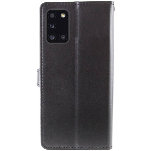Шкіряний чохол-книжка GETMAN Gallant (PU) для Samsung Galaxy A31 – Чорний