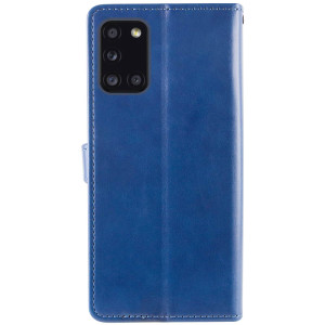 Шкіряний чохол-книжка GETMAN Gallant (PU) для Samsung Galaxy A31 – Синій