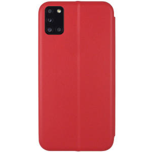 Кожаный чехол-книжка Classy для Samsung Galaxy A31 – Красный