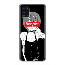 Чехлы Персонажи Аниме Наруто для Samsung Galaxy A31 (A315) (AlphaPrint) – Senpai