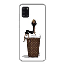 Чохли Луі Вітон для Samsung Galaxy A31 (A315) (AlphaPrint - LOUIS VUITTON) (кава LOUIS VUITTON)