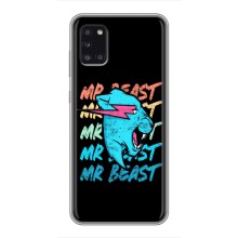 Чехлы Мистер Бист для Самсунг А31 (logo Mr beast)