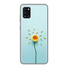 Чехлы с Цветами для Samsung Galaxy A31 (A315) (VPrint) (Желтый цветок)