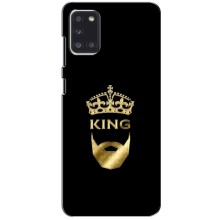 Чохол (Корона на чорному фоні) для Самсунг Галаксі А31 (KING)