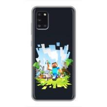 Чохол Майнкрафт на Samsung Galaxy A31 (A315) (AlphaPrint) Minecraft (персонажі Minecraft)