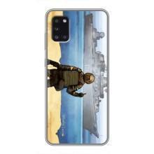 Чехол с принтом (Русский корабль...) для Самсунг А31 (AlphaPrint) – Русский корабль