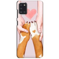 Чехол (ТПУ) Милые собачки для Samsung Galaxy A31 (A315) (Любовь к собакам)
