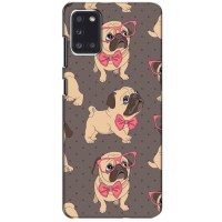 Чехол (ТПУ) Милые собачки для Samsung Galaxy A31 (A315) – Собачки Мопсики
