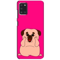 Чехол (ТПУ) Милые собачки для Samsung Galaxy A31 (A315) – Веселый Мопсик