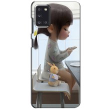 Дівчачий Чохол для Samsung Galaxy A31 (A315) (ДІвчина з іграшкою)