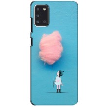 Дівчачий Чохол для Samsung Galaxy A31 (A315) (Дівчинка з хмаринкою)