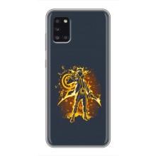 Naruto Anime Чехлы для Самсунг А31 (AlphaPrint) – золотой Наруто