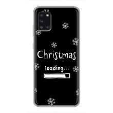 Рождественские, Праздничные Чехлы для Самсунг А31 (Christmas loading)