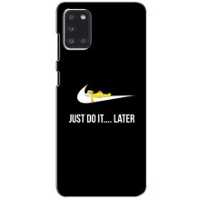 Силиконовый Чехол на Samsung Galaxy A31 (A315) с картинкой Nike – Later