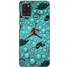 Силиконовый Чехол Nike Air Jordan на Самсунг Галакси А31 (Джордан Найк)