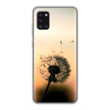 Силіконовий Чохол з кульбабками на Samsung Galaxy A31 (A315) – Роздмухана кульбабка