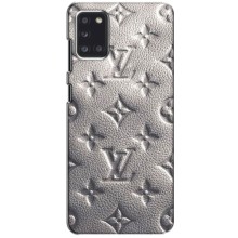 Текстурный Чехол Louis Vuitton для Самсунг Галакси А31 – Бежевый ЛВ