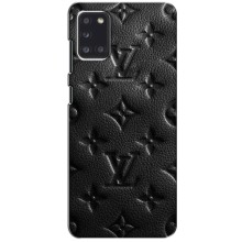 Текстурный Чехол Louis Vuitton для Самсунг Галакси А31 (Черный ЛВ)