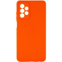 Силиконовый чехол Candy Full Camera для Samsung Galaxy A32 5G – Оранжевый