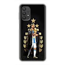 Чехлы для Samsung Galaxy A32 (5G) (Leo чемпион) (AlphaPrint) (Месси Король)