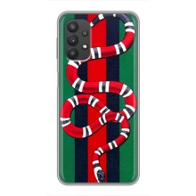 Чехлы ГУЧЧИ для Самсунг А32 (5G) (AlphaPrint) (Gucci змия)