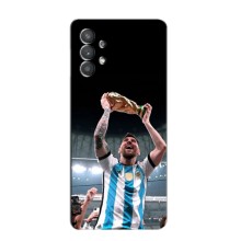 Чехлы Лео Месси Аргентина для Samsung Galaxy A32 (5G) (Счастливый Месси)