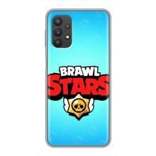 Чехлы Brawl Stars для Samsung Galaxy A32 (5G) (AlphaPrint) – Лого Бравл Старс
