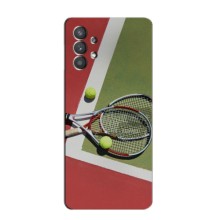 Чехлы с принтом Спортивная тематика для Samsung Galaxy A32 (5G) – Ракетки теннис