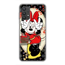 Чехол Disney Mouse Samsung Galaxy A32 (5G) (PREMIUMPrint) (Минни peace)