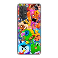 Чехол для Samsung Galaxy A32 (5G) Бравл Старс (VPrint) (герои Бравл Старс)