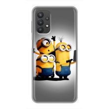 Чехол для Ребёнка на Самсунг А32 (5G) (VPrint) (Три миньона)