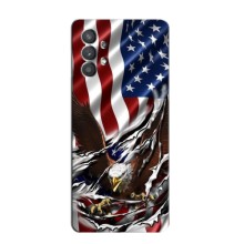 Чехол Флаг USA для Samsung Galaxy A32 (5G) – Флаг USA