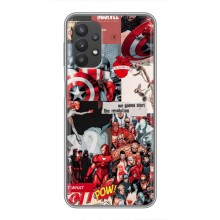 Чехол МАРВЕЛ для Самсунг А32 (5G) (AlphaPrint) (Марвел Комикс)